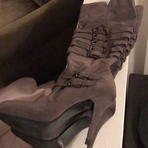 Gently used knee high boots